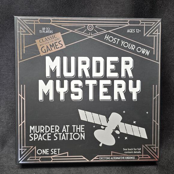 Host Your Own Murder Mystery Game Lake Como & Space Station Sets - Picture 5 of 6